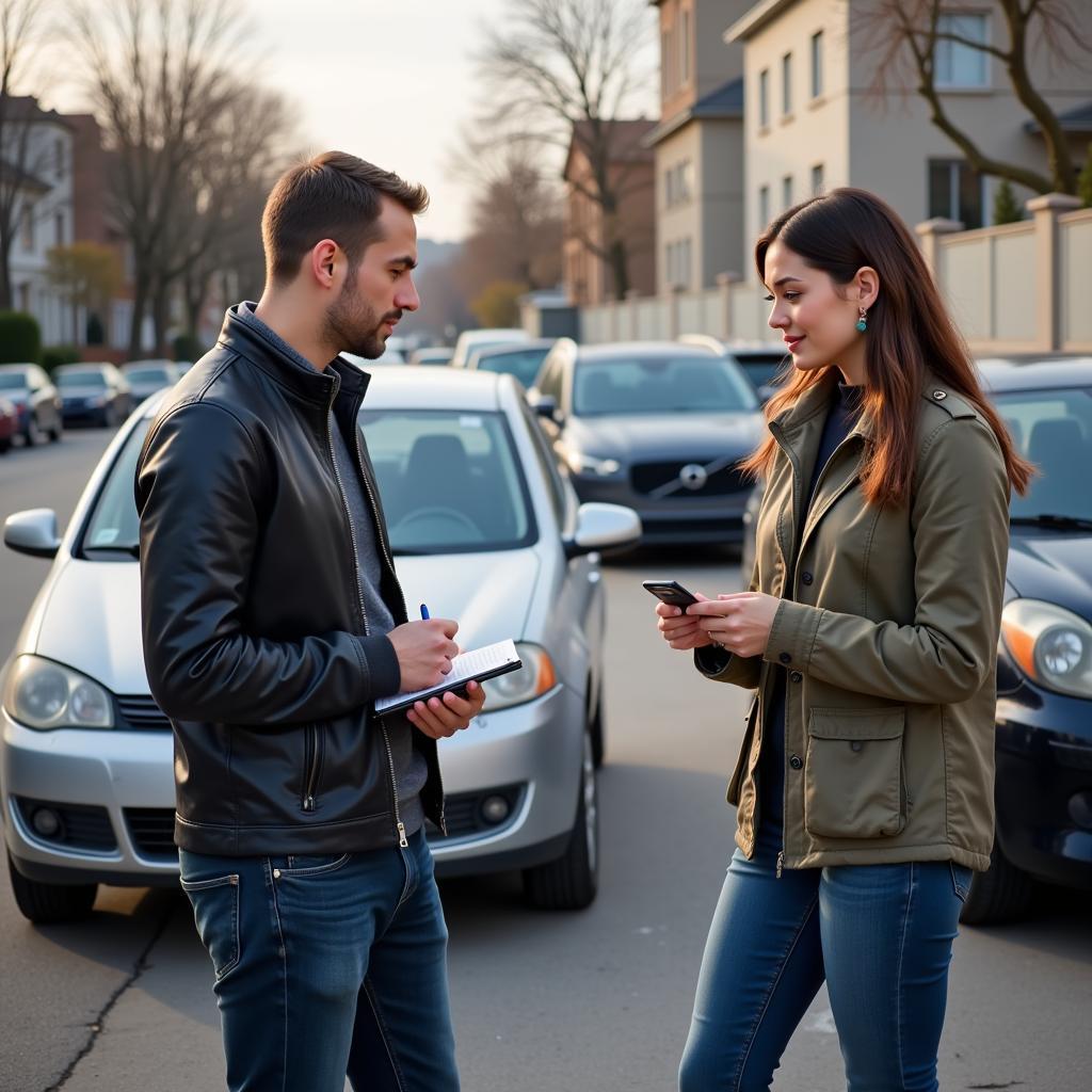 Exchanging Information After a Car Accident