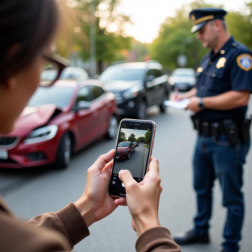 Gathering Essential Information at a Car Accident Scene