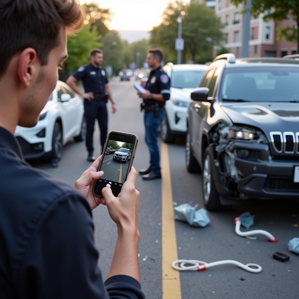 Gathering Crucial Information at a Car Accident Scene