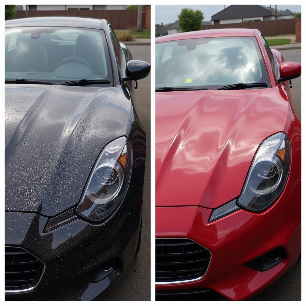 Dramatic Before & After Results of Using a Clay Bar for Car Detailing