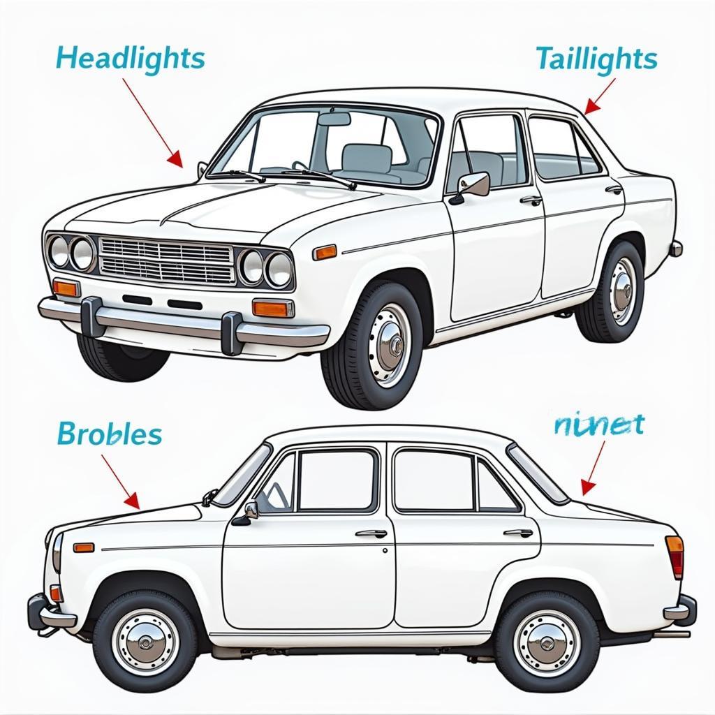 Car Body Details Drawing