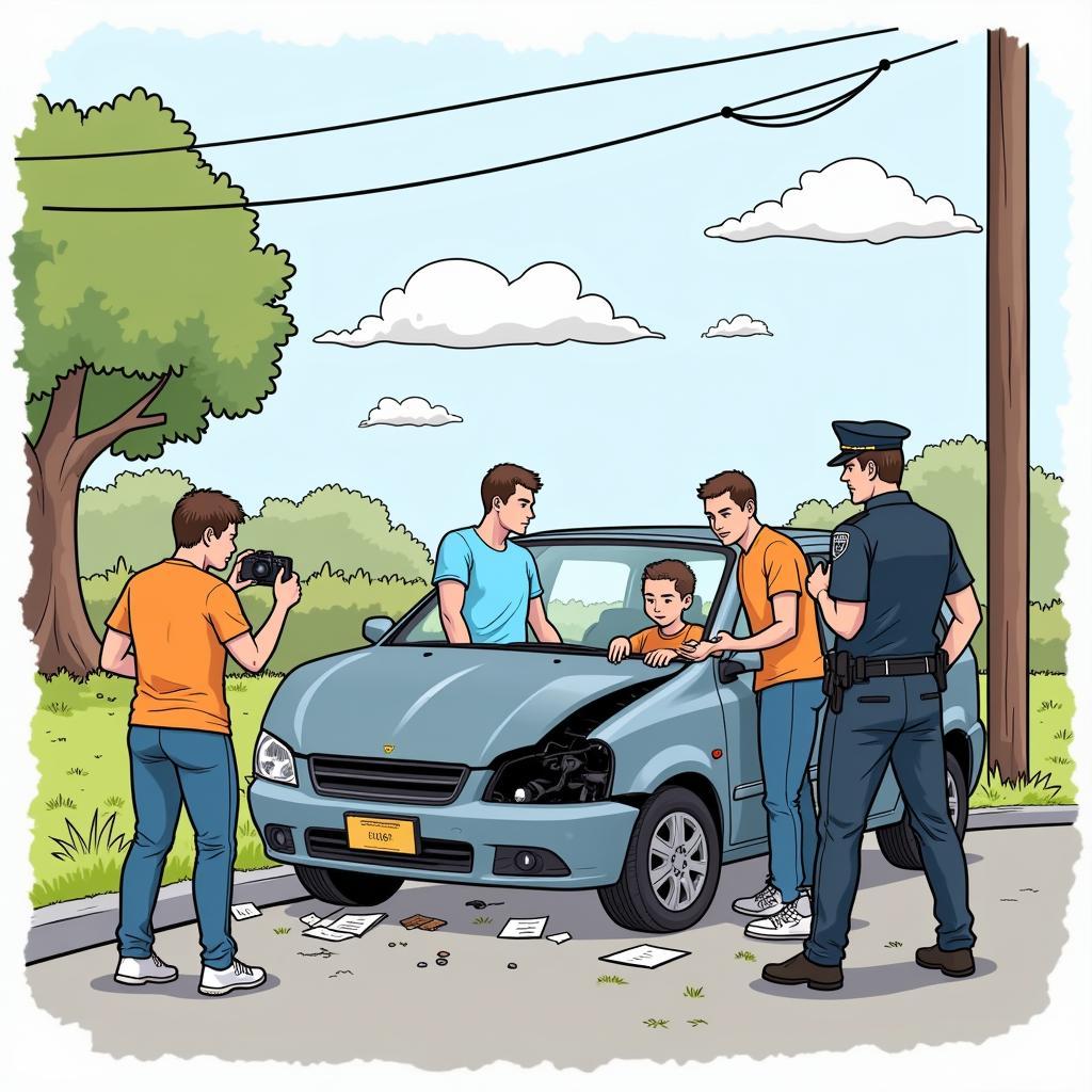 Assessing the Car Crash Scene