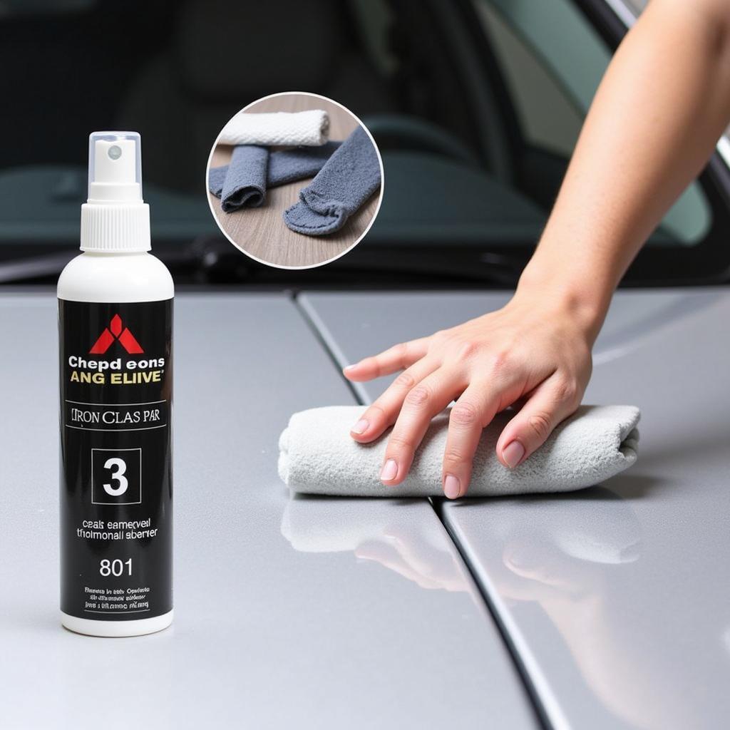 Car Decontamination Process with Clay Bar and Iron Remover