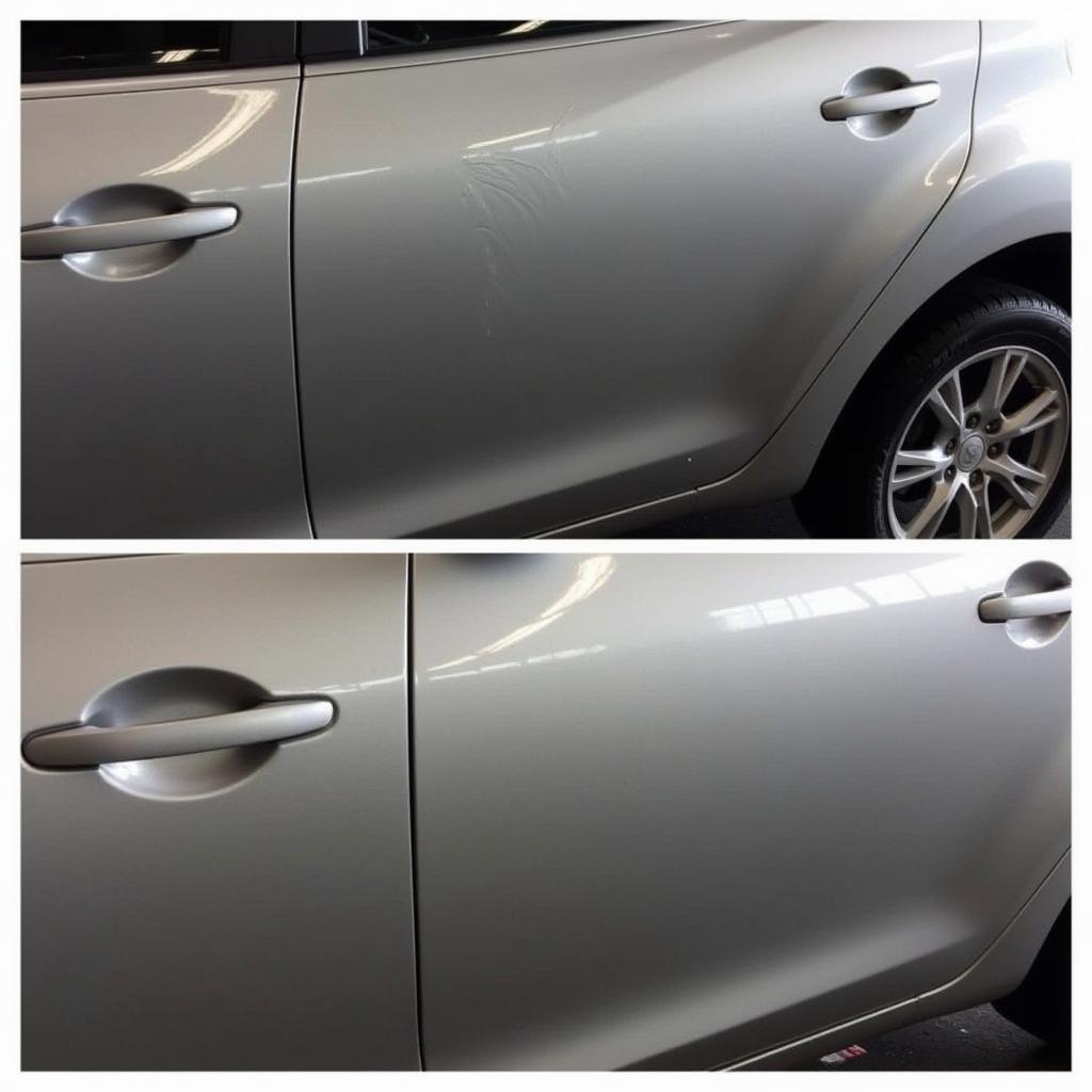 Car Detail Paint Repair Before and After Images