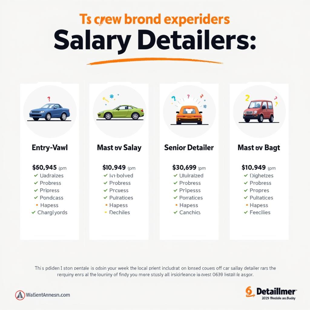 Car Detailer Salary by Experience