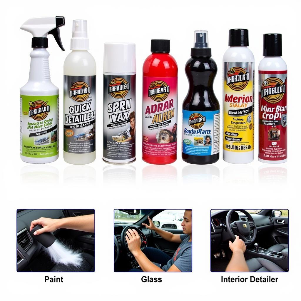 Different Types of Car Detailer Sprays