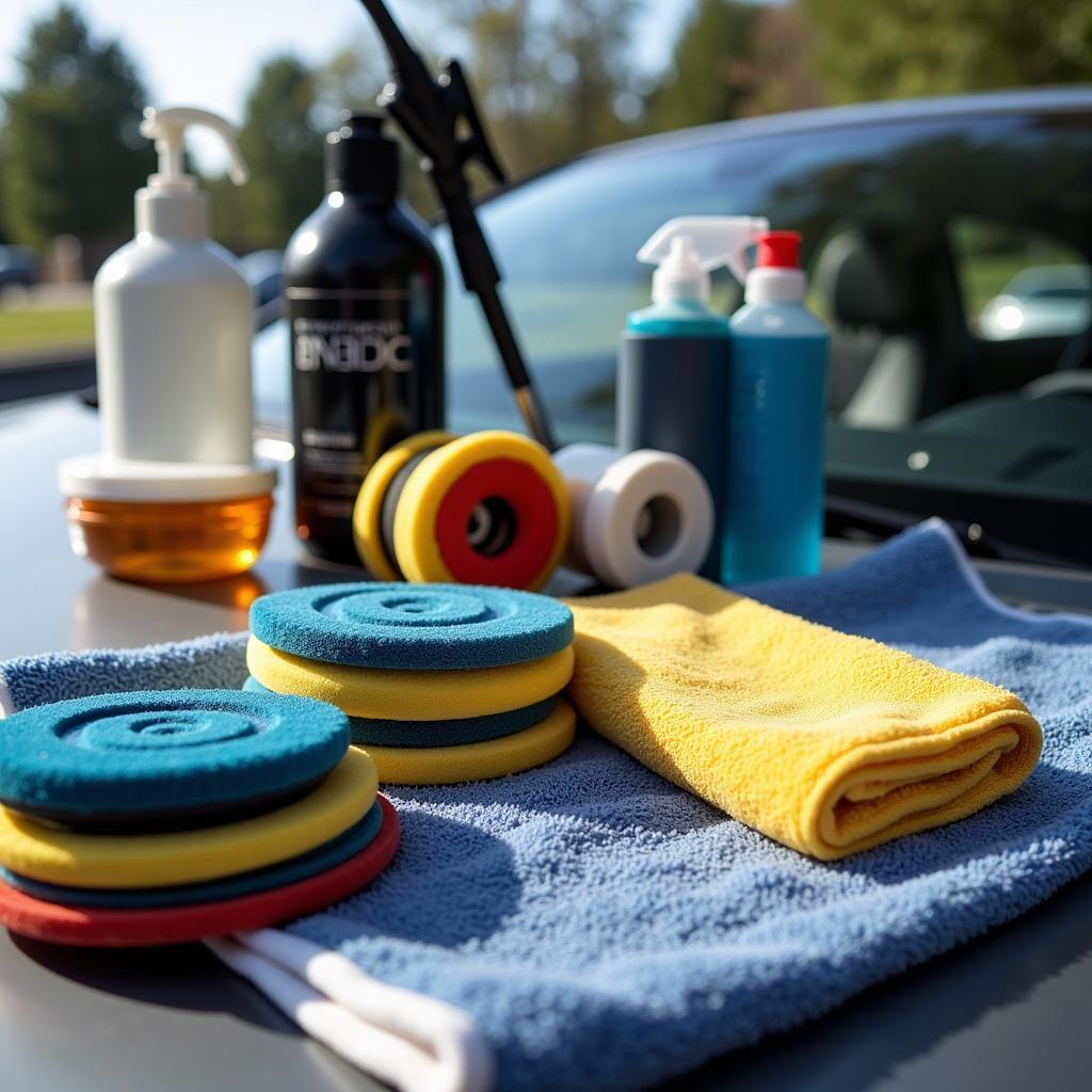 Car Detailer Tools and Supplies