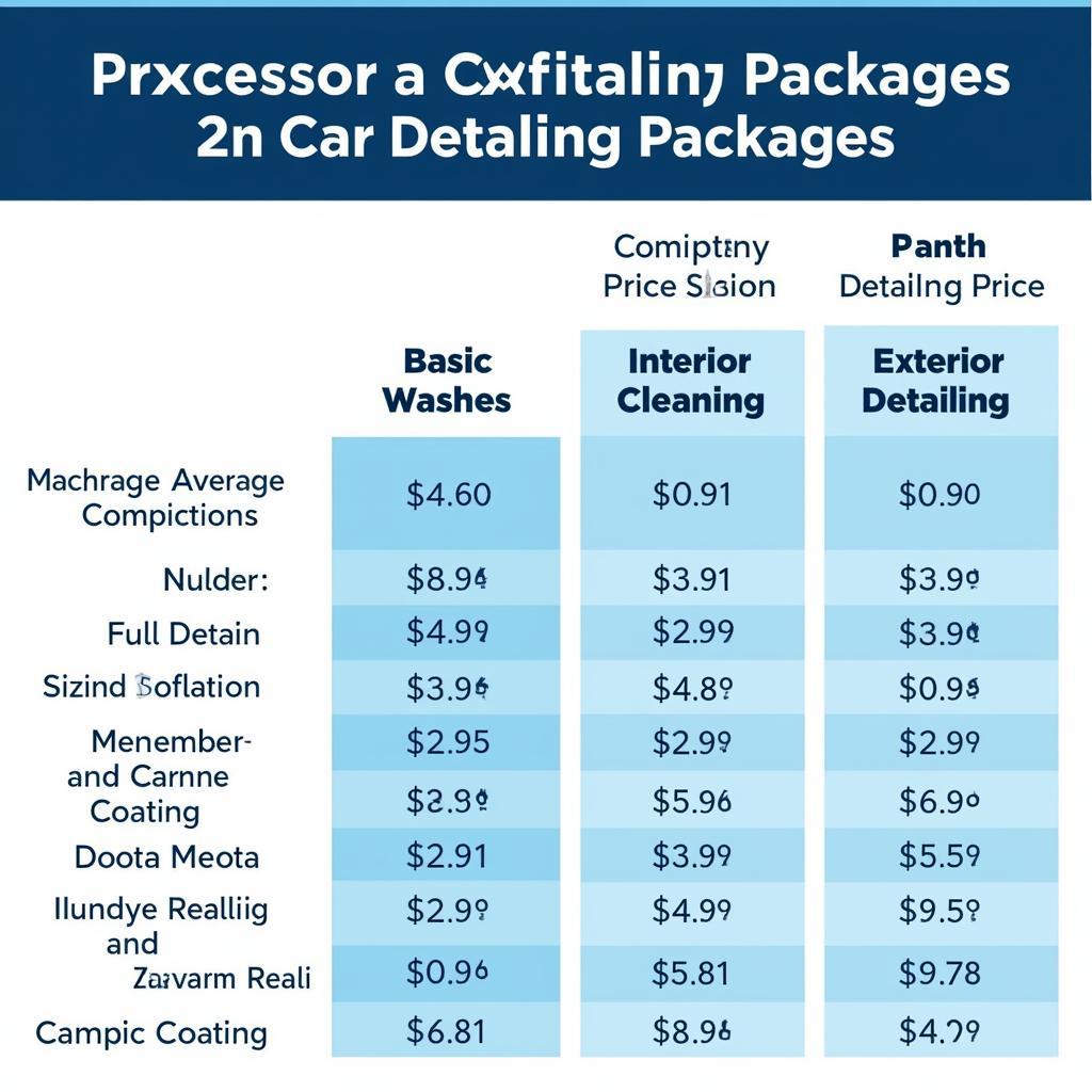 Car Detailing Prices in 08109