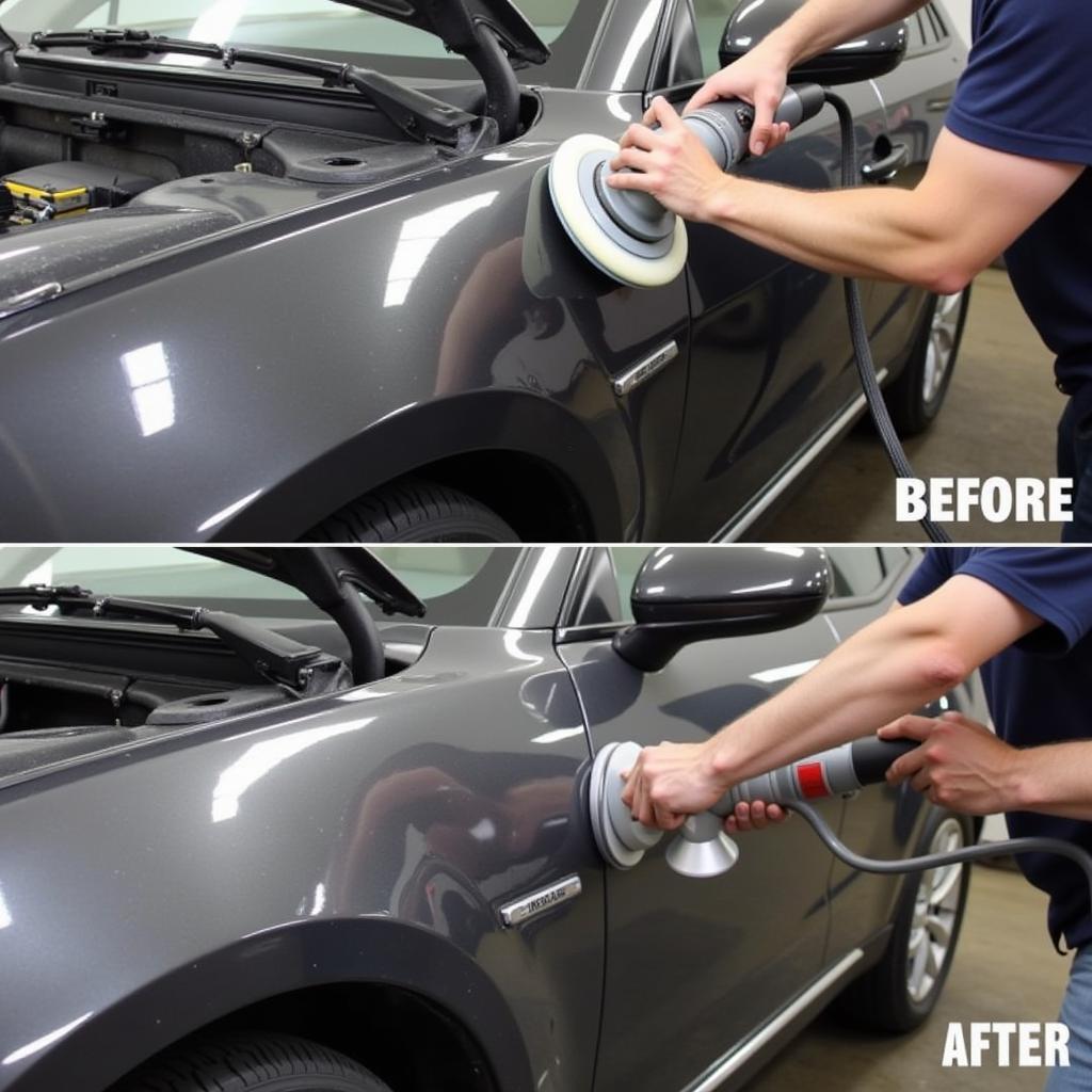 Car Paint Correction Process 77069