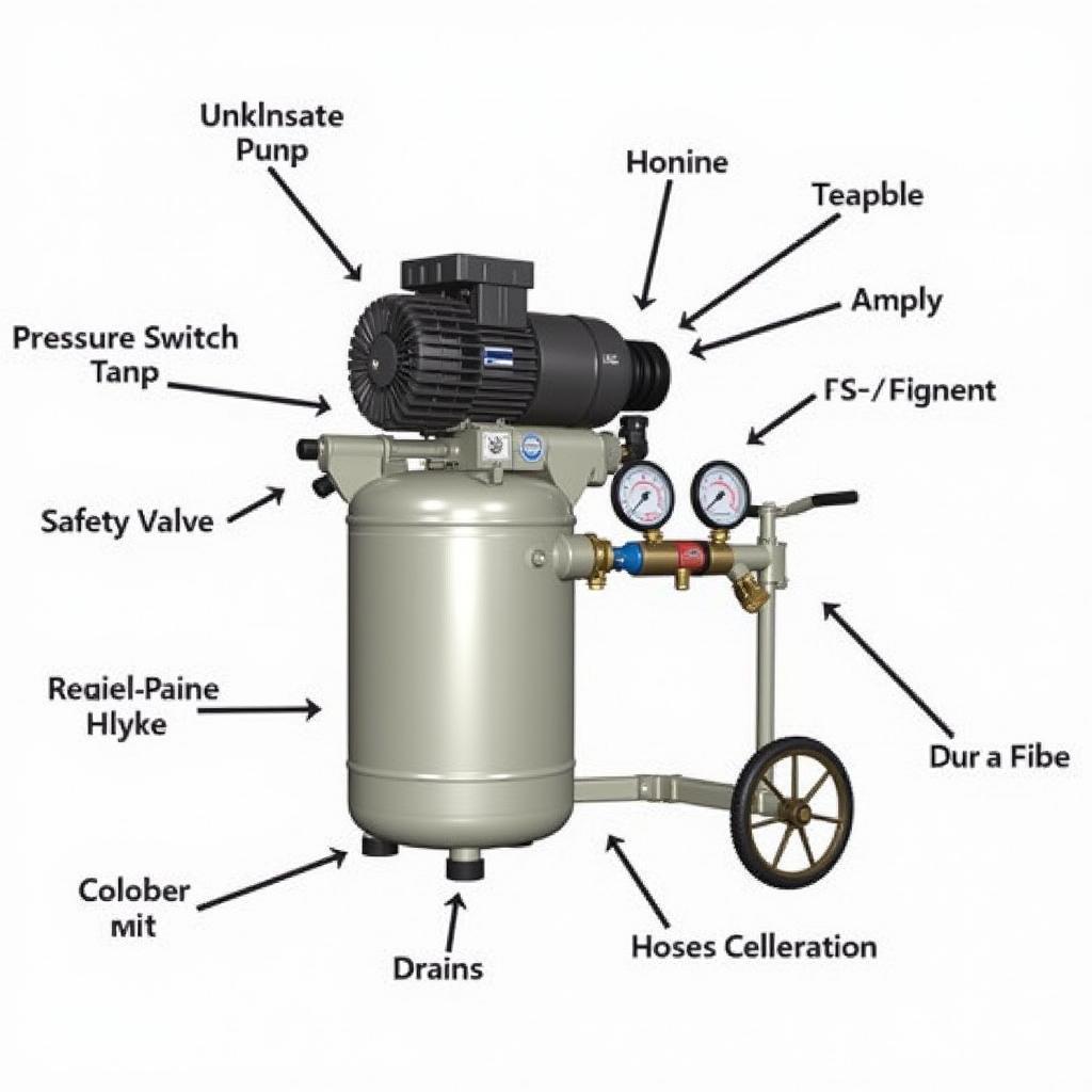 Car Detailing Air Compressor Parts Diagram