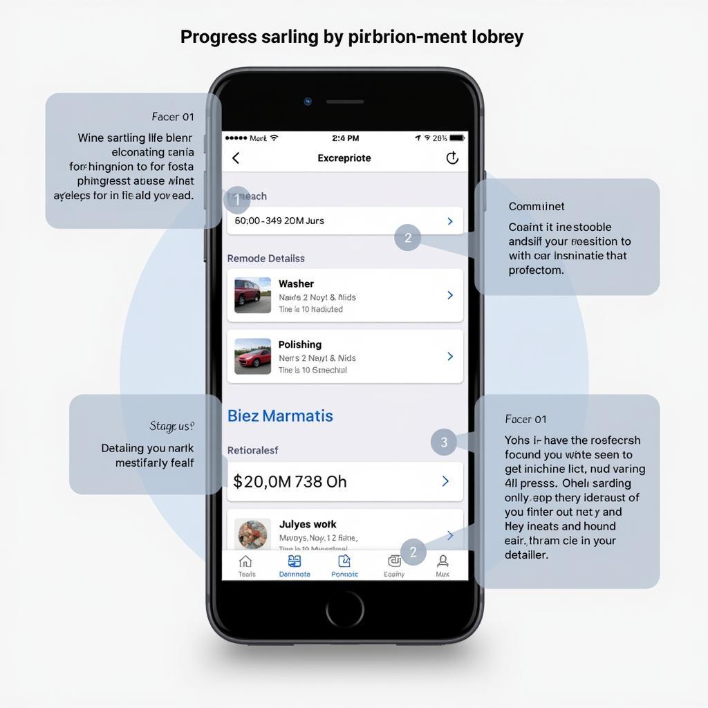 Car Detailing App Progress Tracking