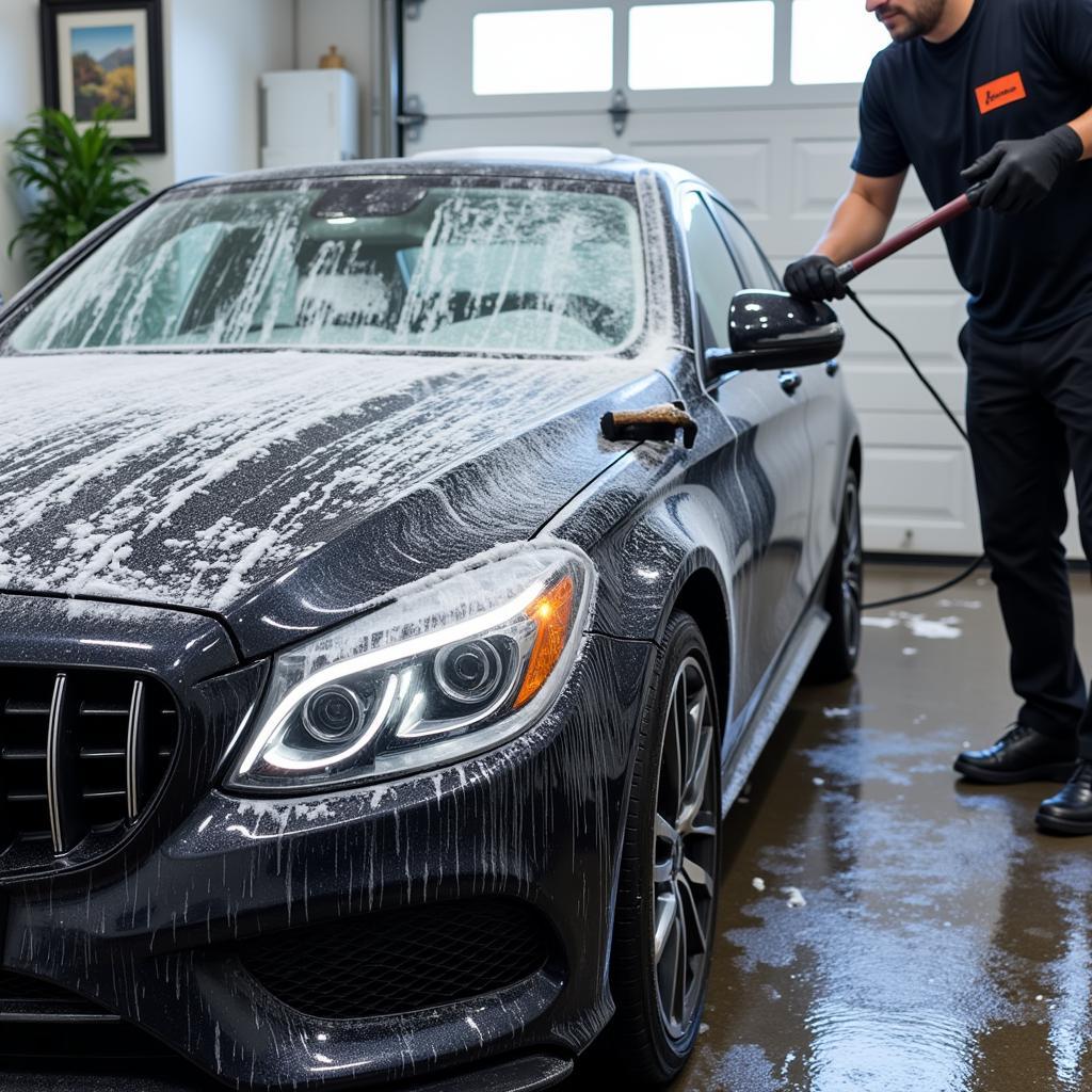 Exterior car wash detailing in Augusta, NJ