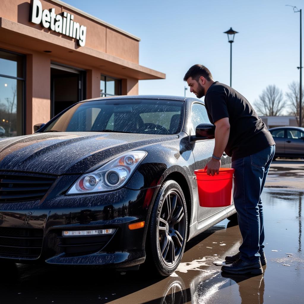 Exterior car detailing in Aurora, CO