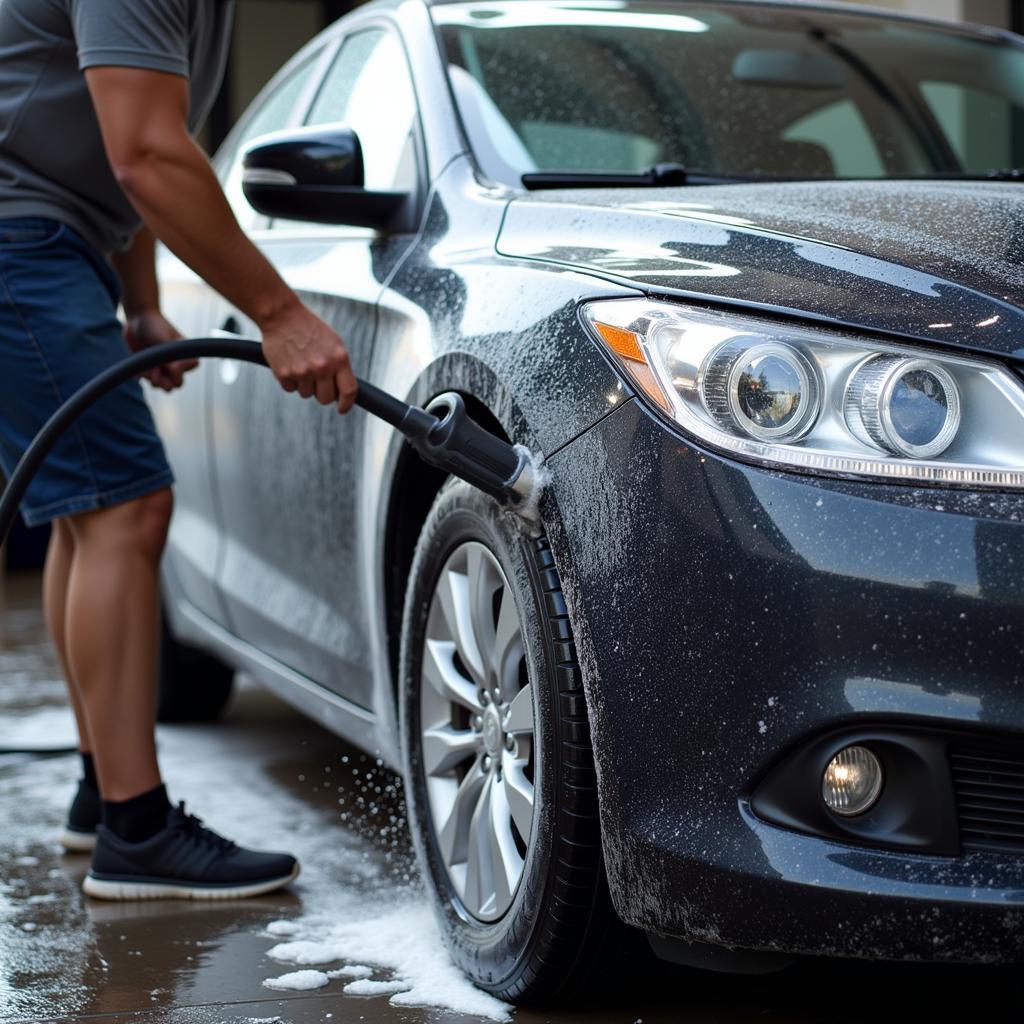 Car Detailing Avalon Exterior Wash Process