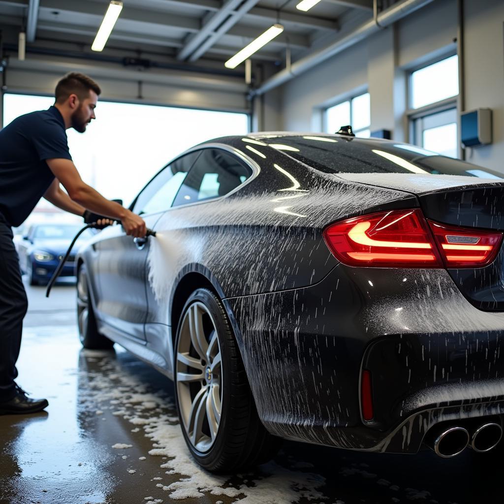 Exterior car wash and detailing on Baltimore National Pike