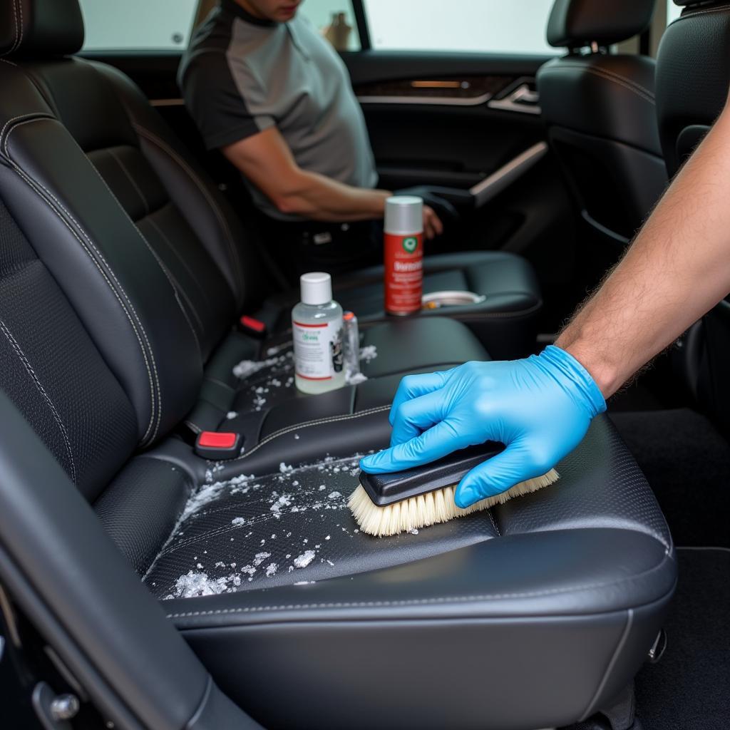 Interior car cleaning and detailing services on Baltimore National Pike