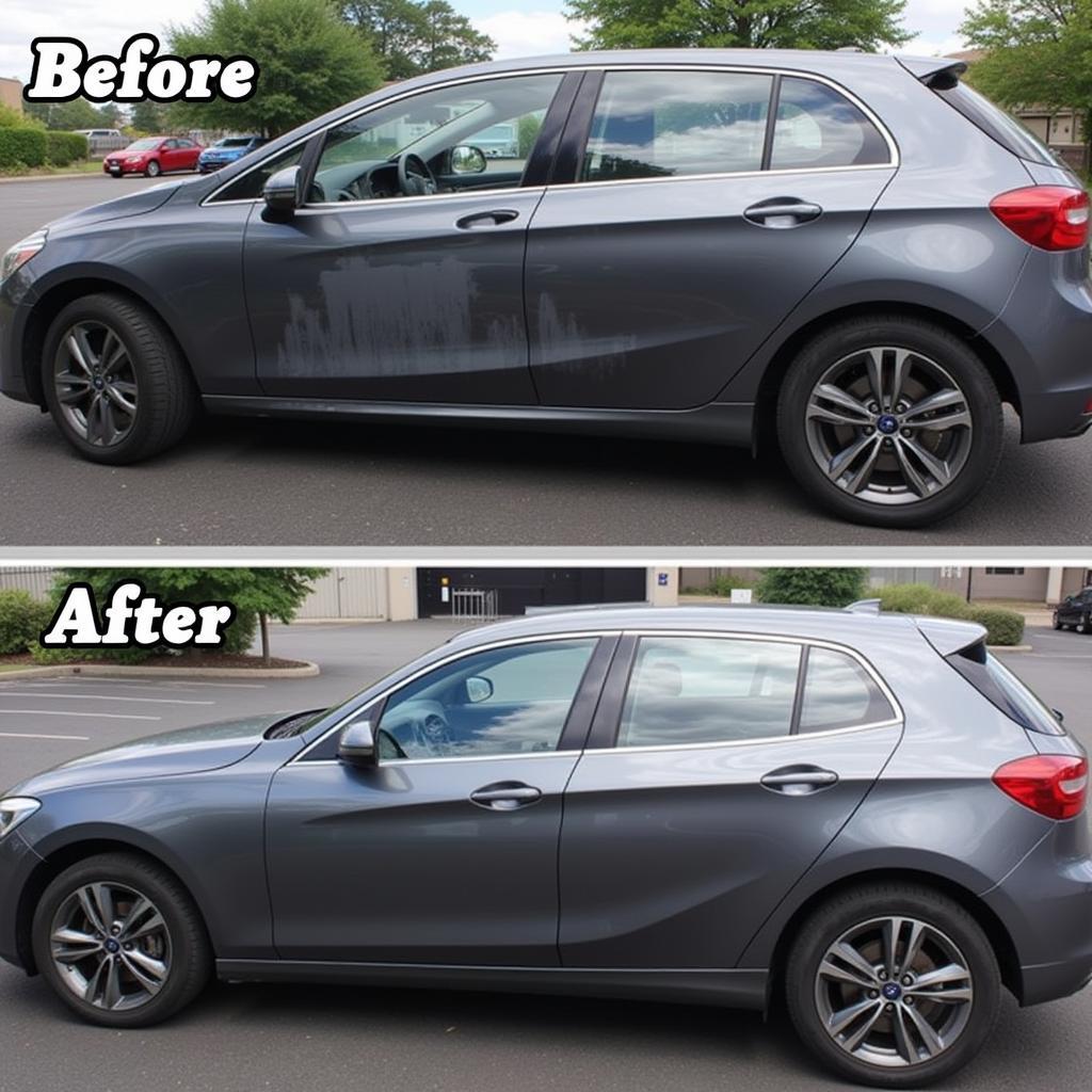 Before & After Car Detailing