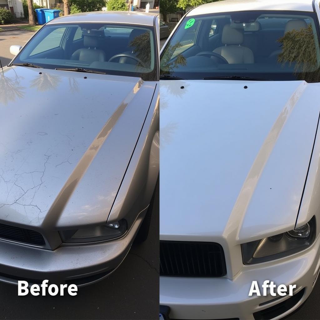 Car Detailing Before and After Transformation