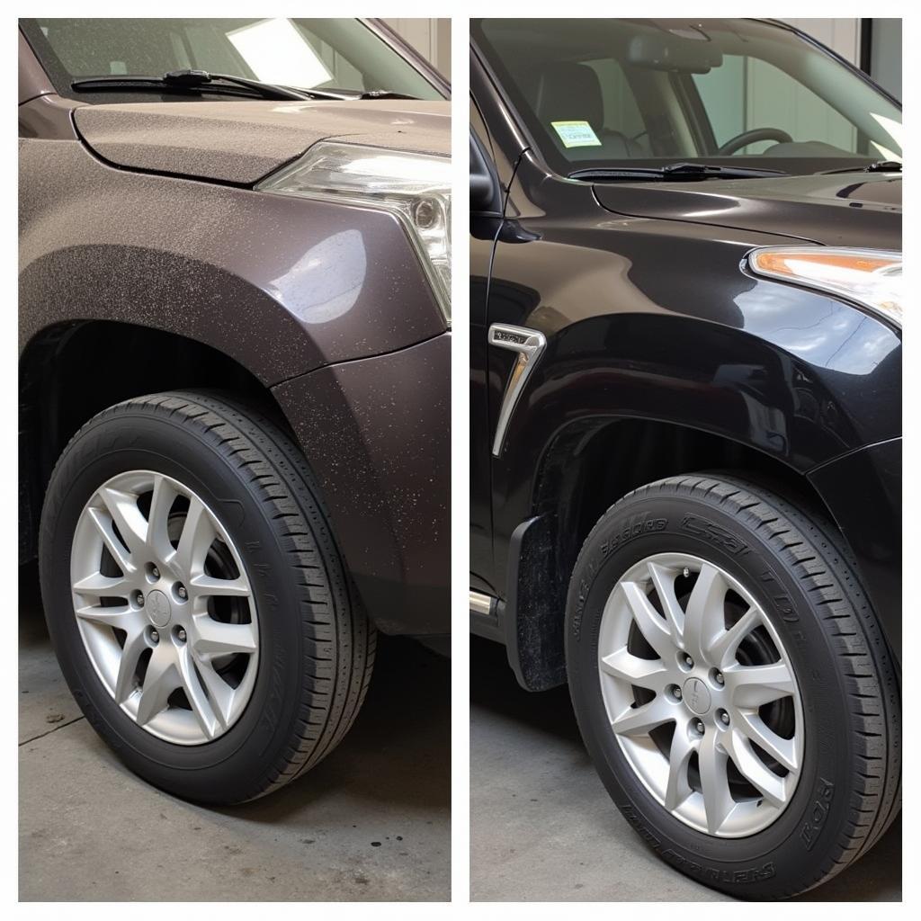 Car Detailing Before and After: A Visual Comparison of a Car Before and After Professional Detailing