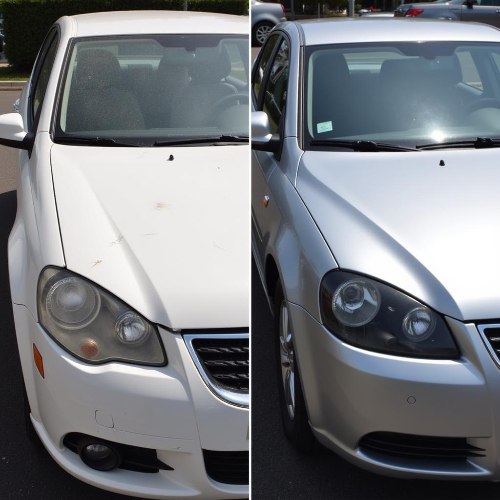 Car Detailing Before and After: Showcasing Value Increase