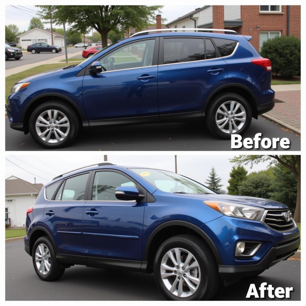 Car Detailing Before and After: Transforming a Vehicle's Appearance