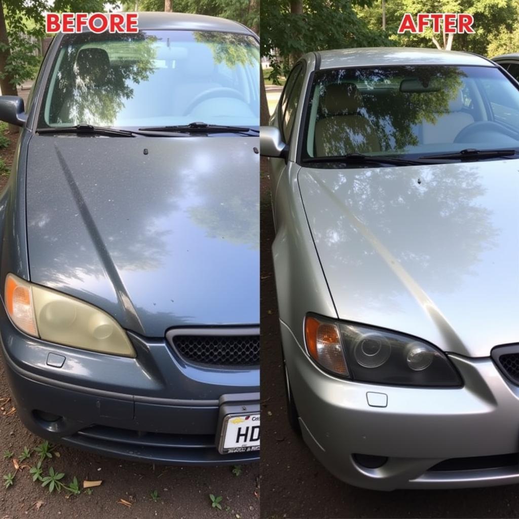 Car Detailing Before and After