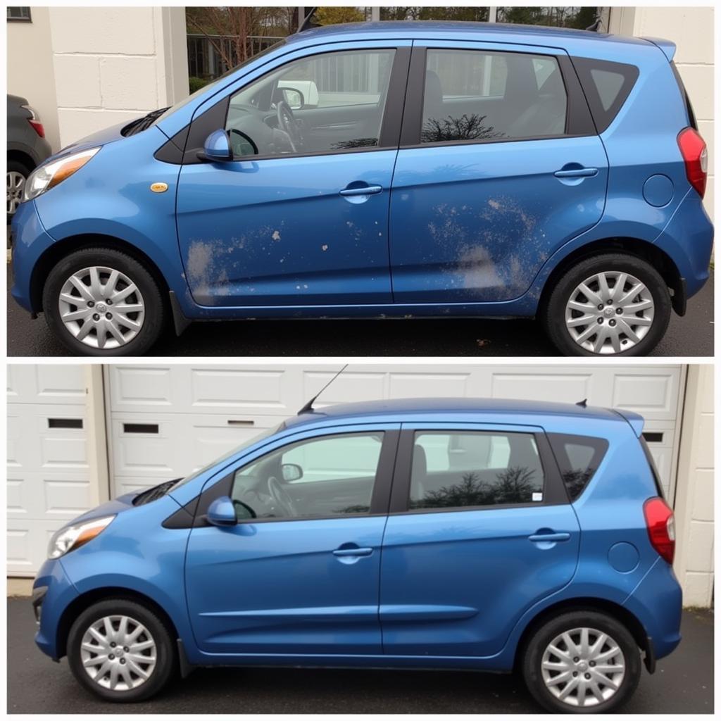 Car Detailing Transformation Before and After