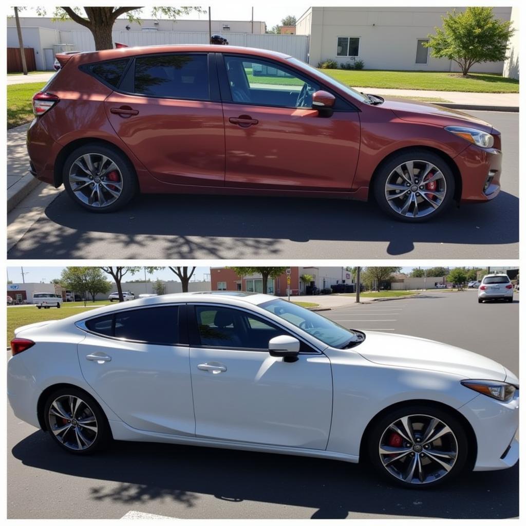 Car Detailing Before and After Transformation