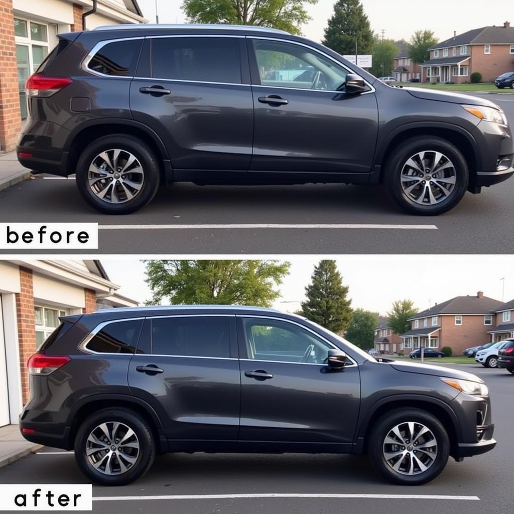 Car Detailing Before and After