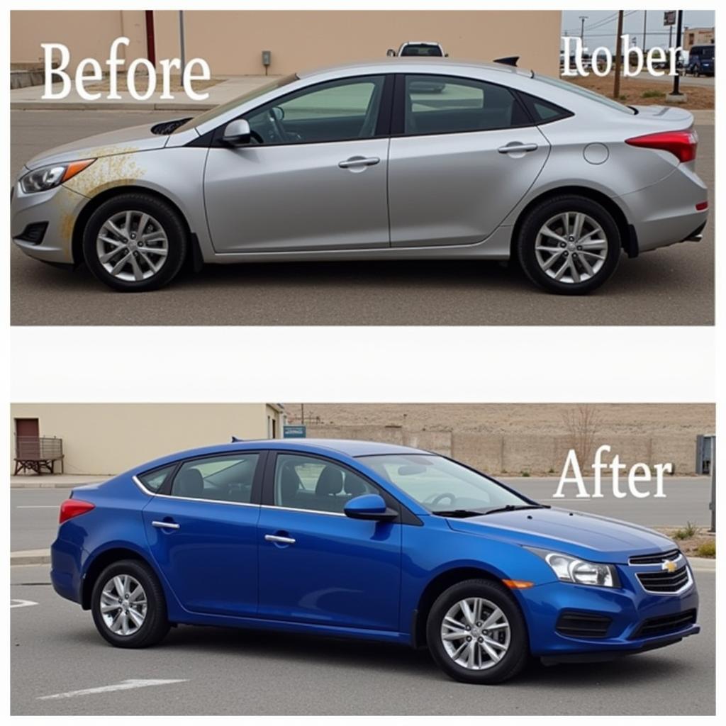 Before and After Car Detailing in Brisbane