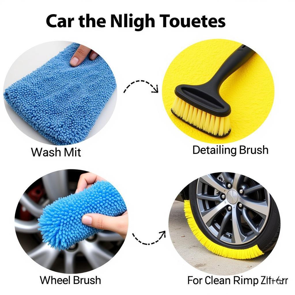 Car Detailing Brushes and Mitts: Essential tools for washing and cleaning