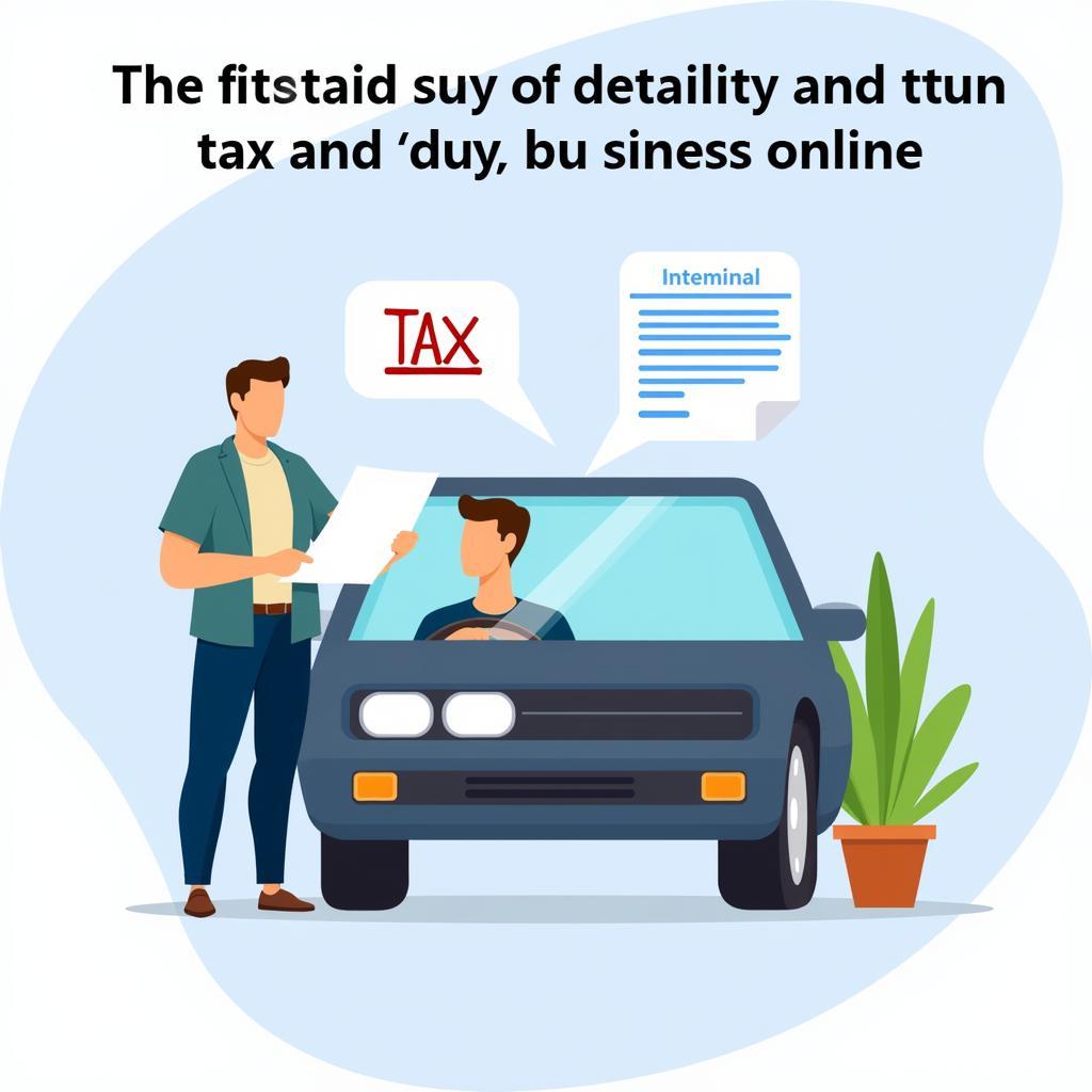 Car Detailing Business Paying Taxes