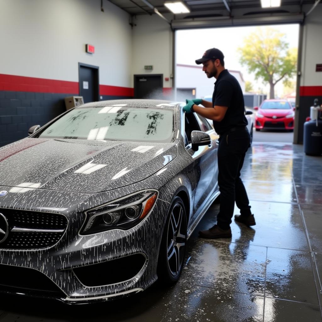 Car Detailing Exterior Wash in Canoga Park