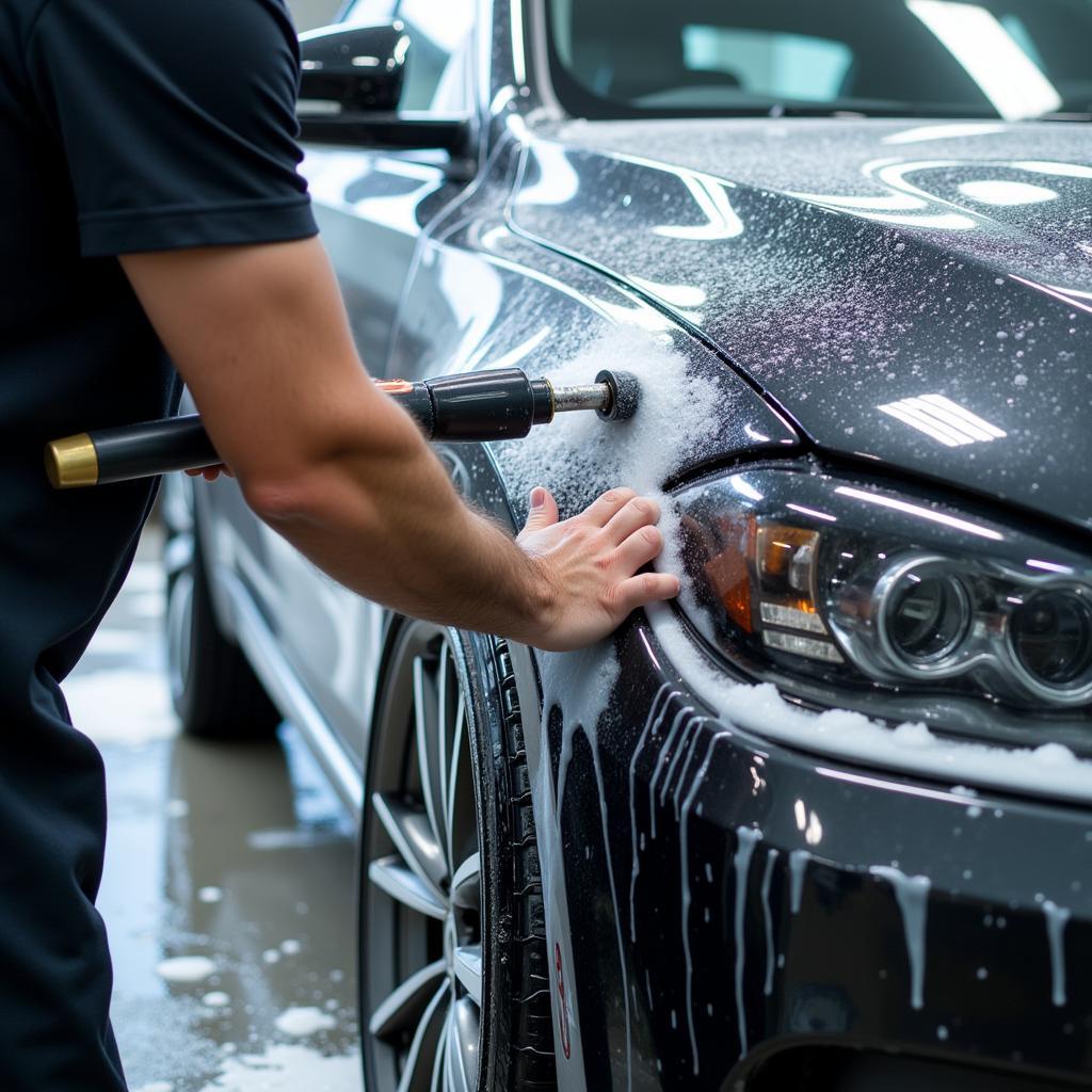 Exterior Car Wash at Cawthra Queensway Detailing Shop