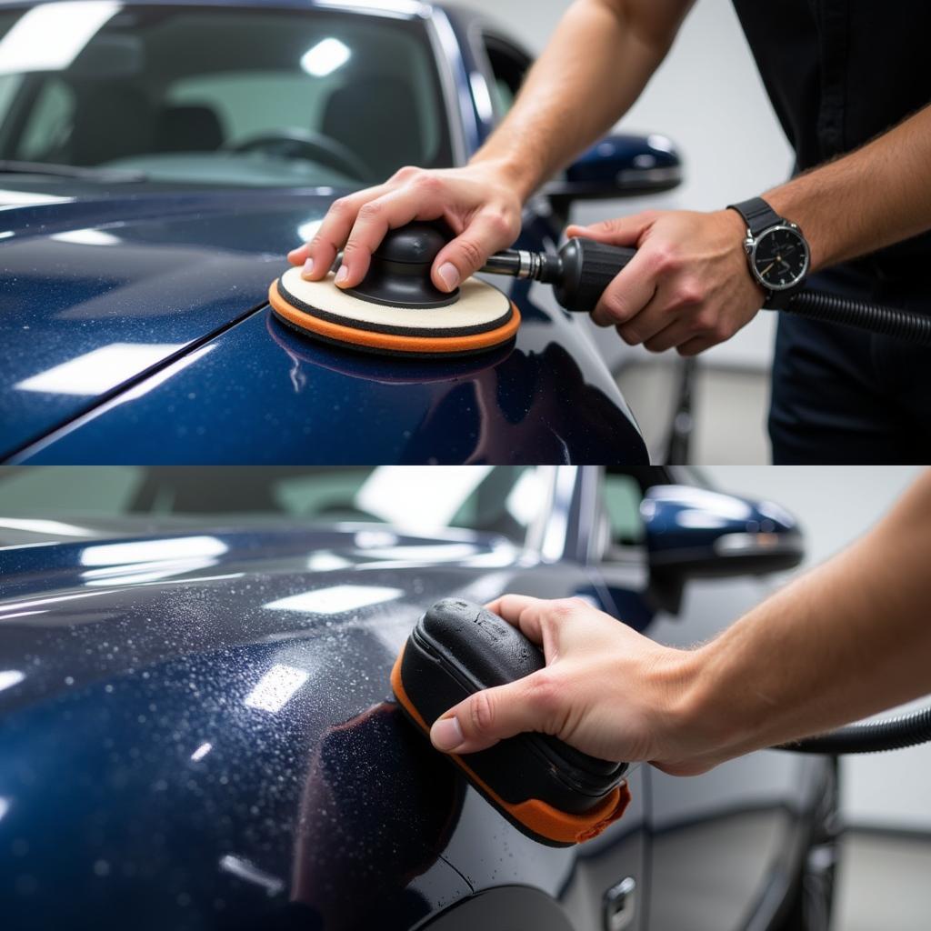 Applying Ceramic Coating to a Car's Exterior