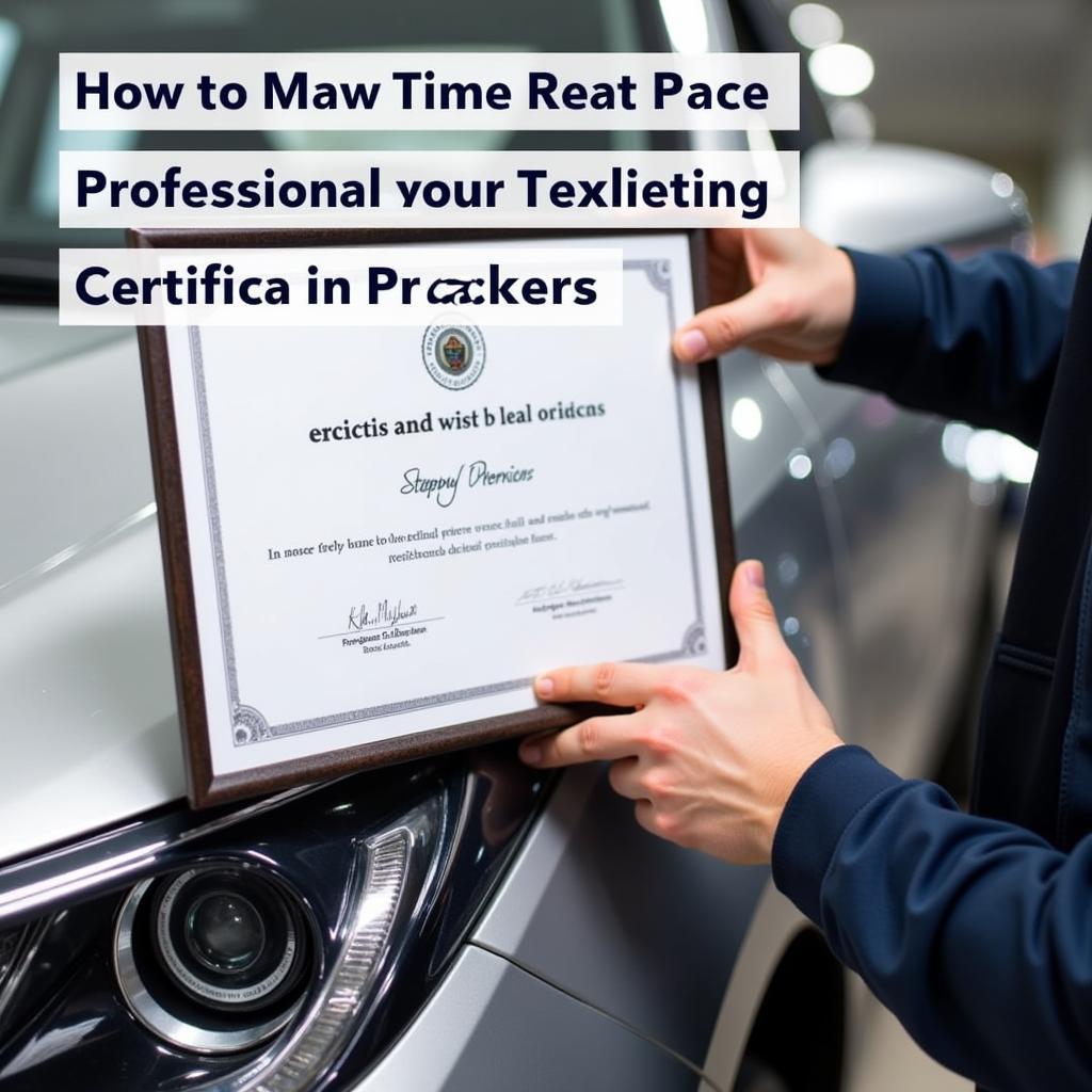 Importance of Car Detailing Certification