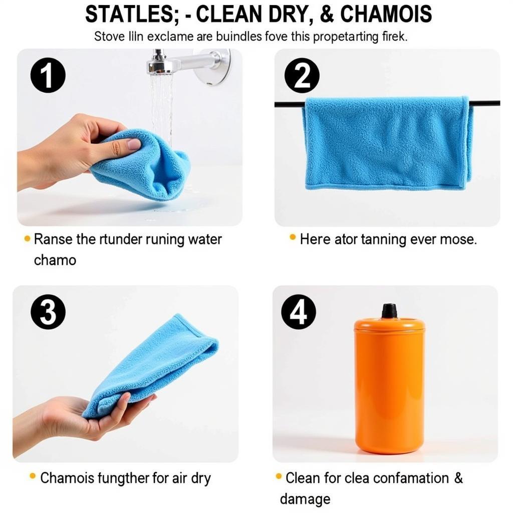 Proper Care and Storage of Car Detailing Chamois