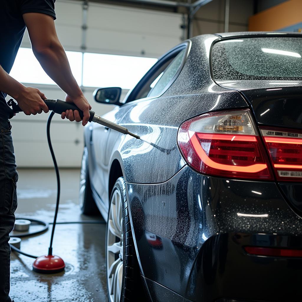 Exterior car wash in Chanhassen