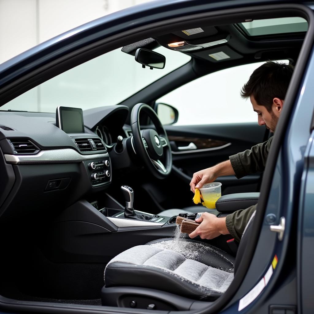 Interior car cleaning in Charlotte NC