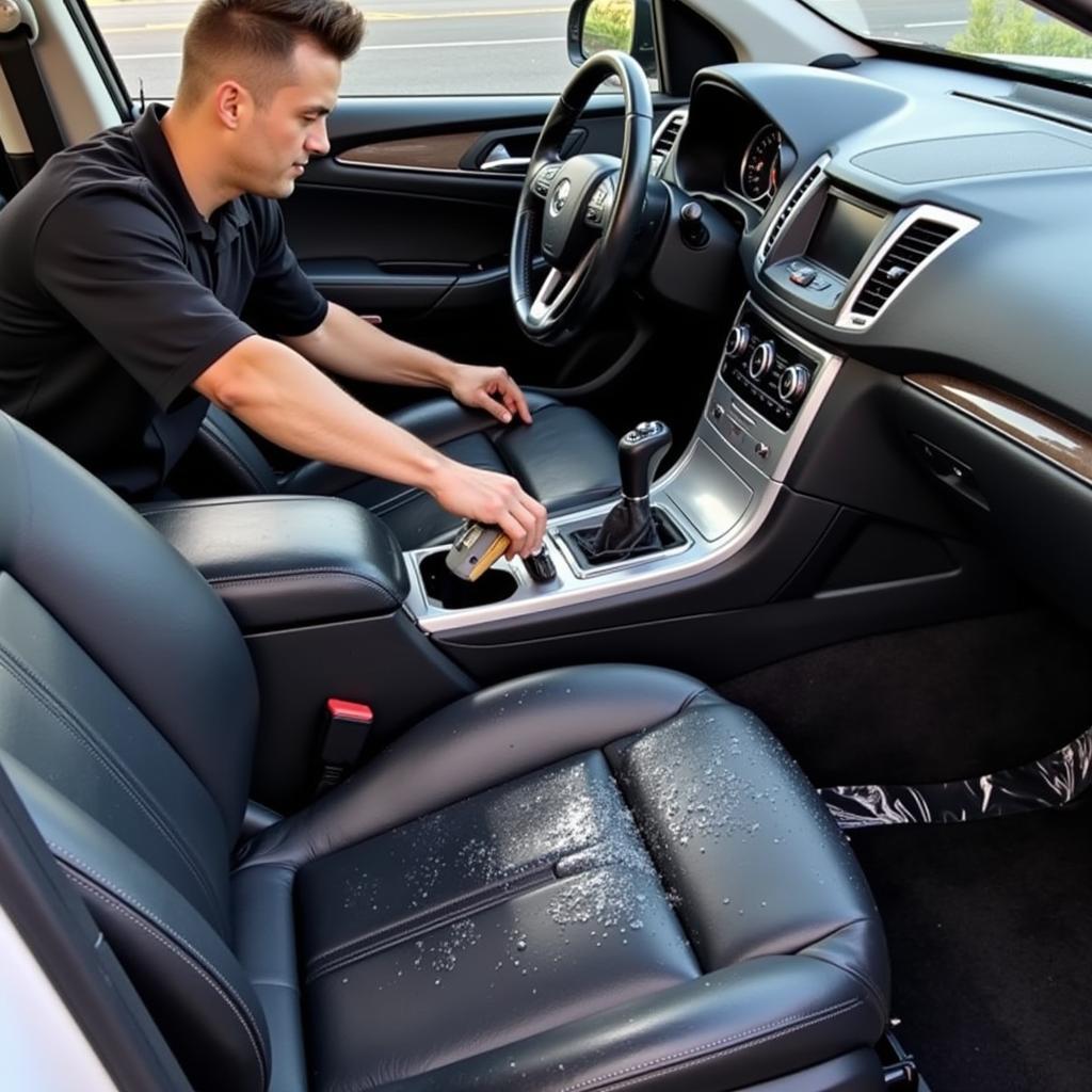 Professional Car Detailing Interior Cleaning in Chelsea