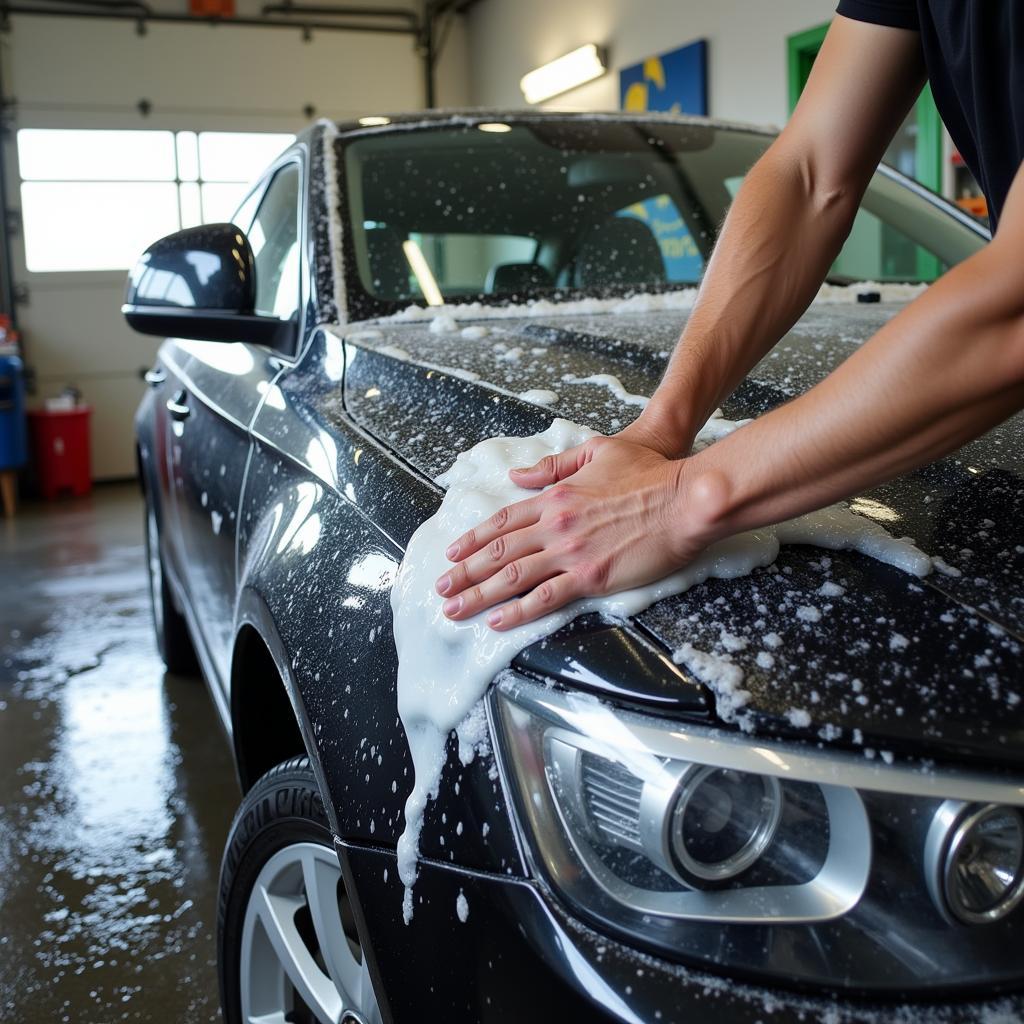 Exterior car wash in Choloraine MN