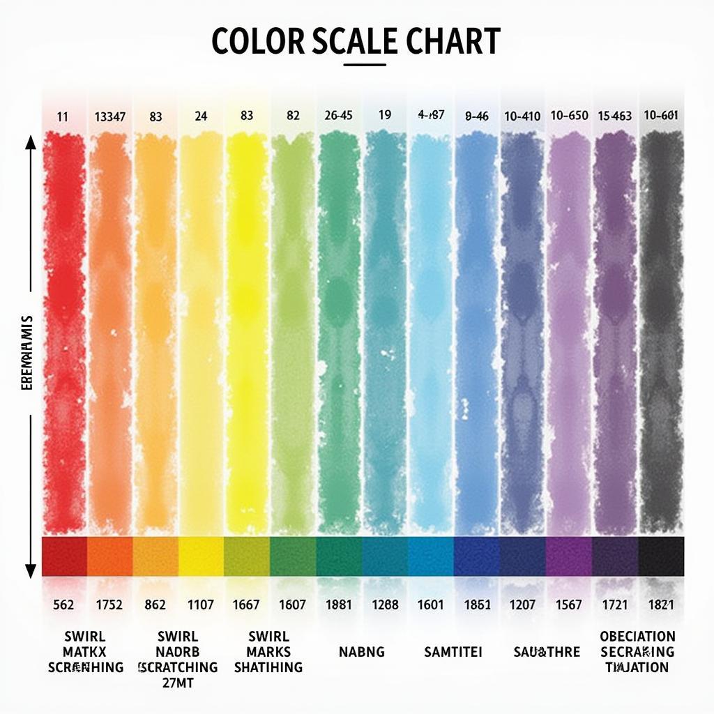 Car Detailing Color Scale Chart