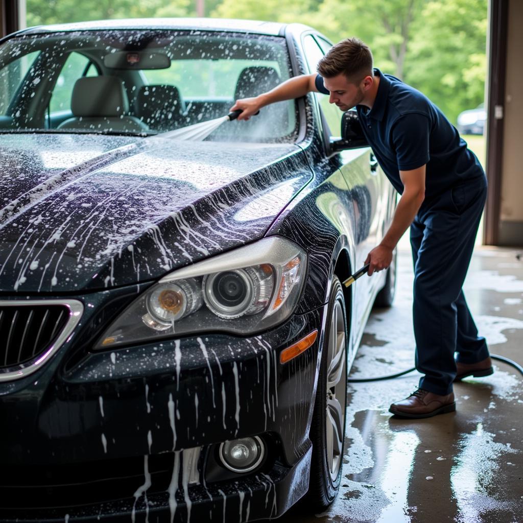 Professional Car Detailing Exterior Wash in Concord NH