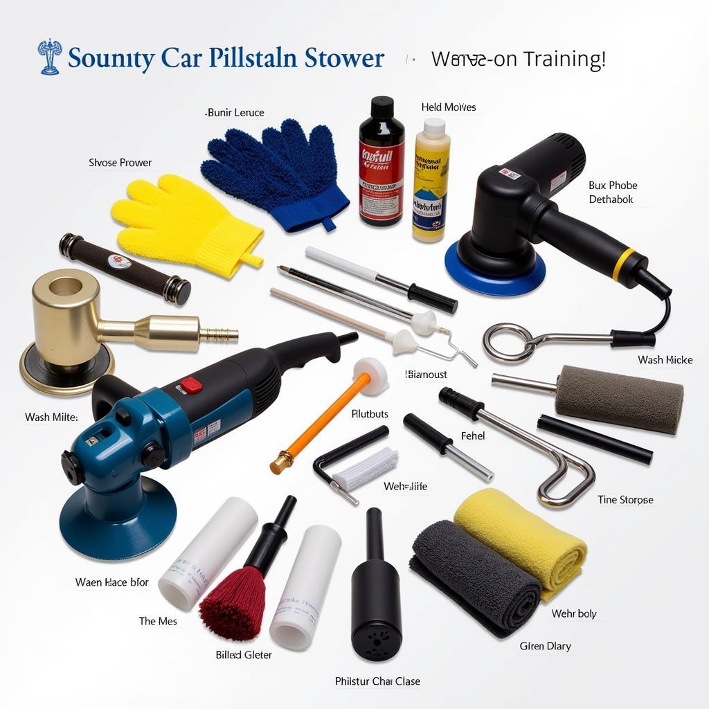 Car Detailing Course Essential Tools