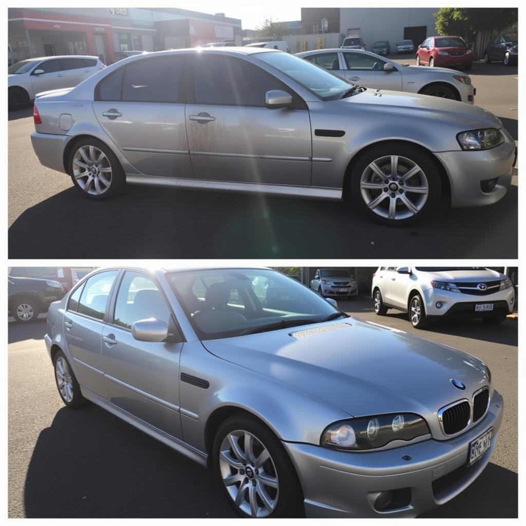 Before and After Car Detailing in Dandenong