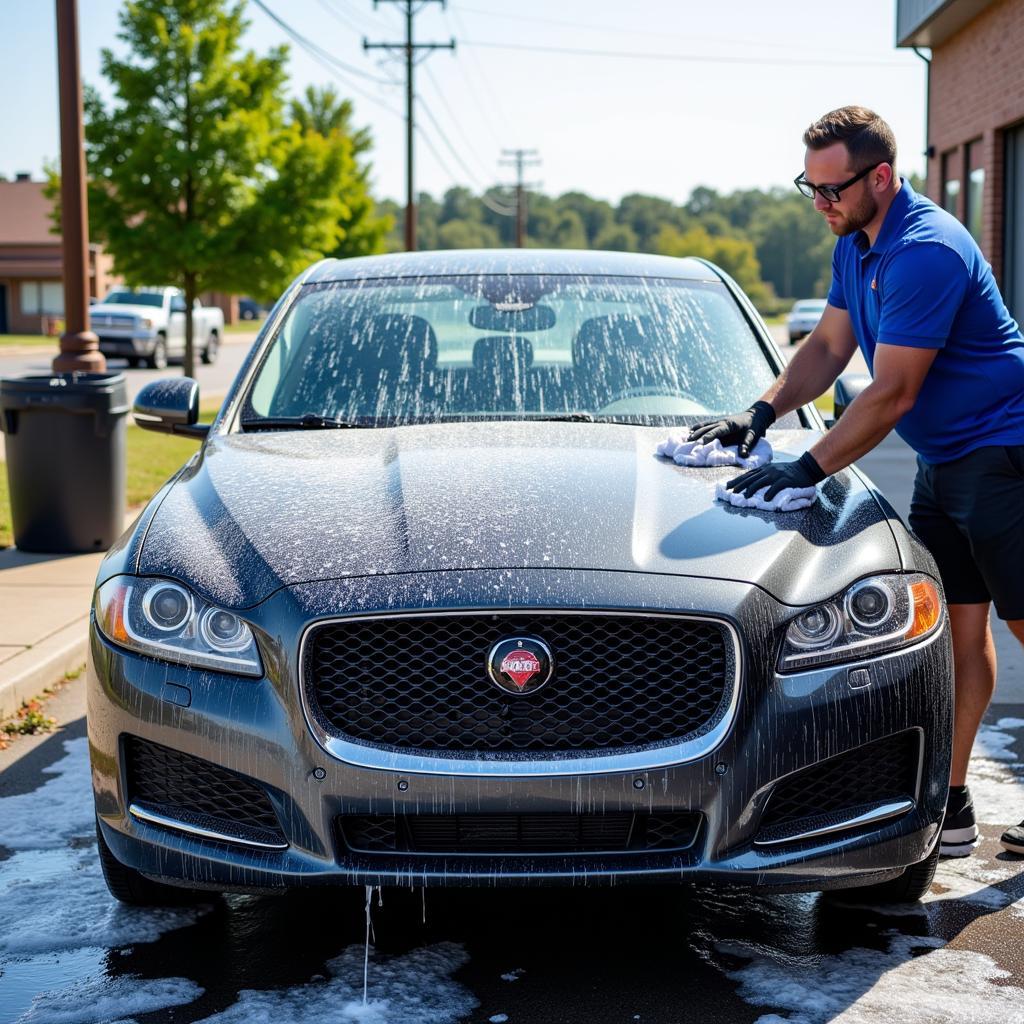 Exterior car wash and detailing in Decatur, Alabama