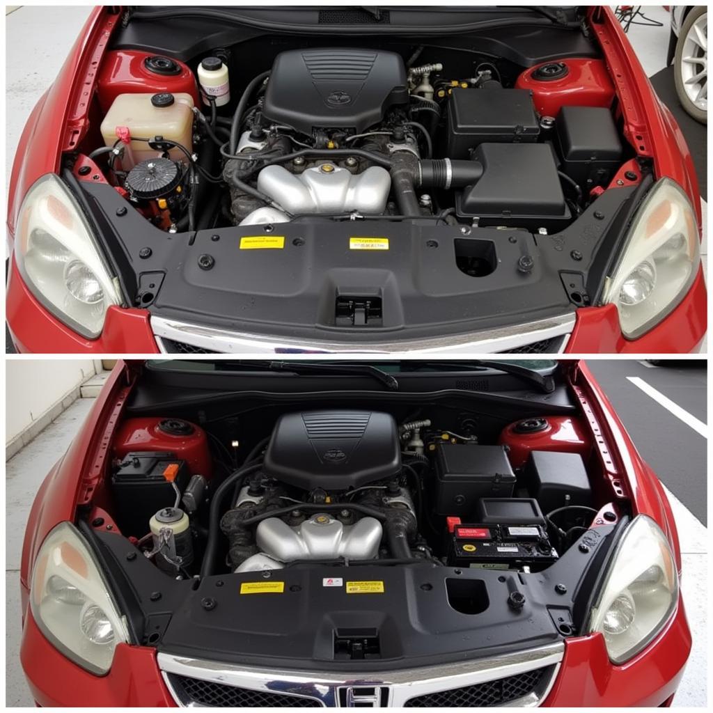 Car Detailing Engine Bay Cleaning