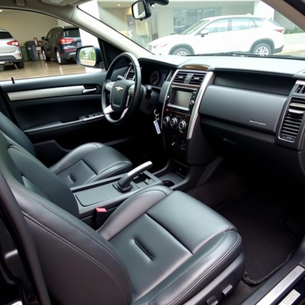 Interior car detailing in Evansville, Indiana