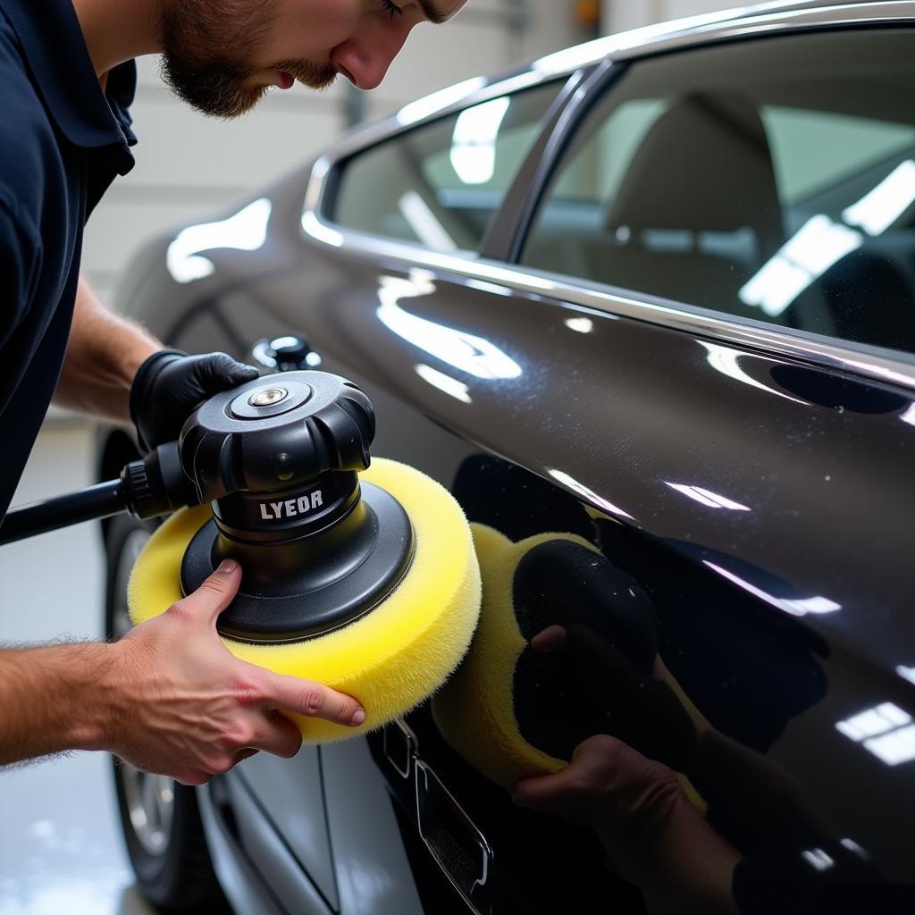 Exterior Polishing by a Professional Detailer