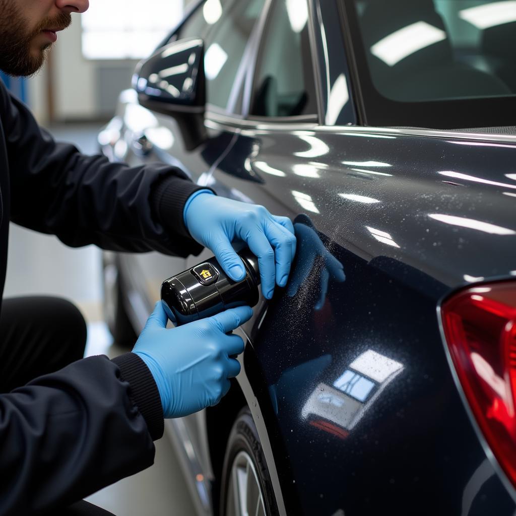 Car Detailing Exterior Products in Use